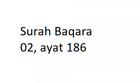 sura baqara 186